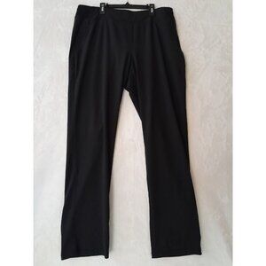 Zenergy by Chicos Track Pants Pull On Athleisure Running Workout Size 12 Black
